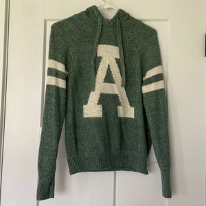 Super soft Abercrombie & Fitch letterman sweater